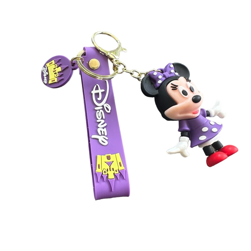 Disney Minnie Mouse Rubber Keychain - Picture 3 of 4